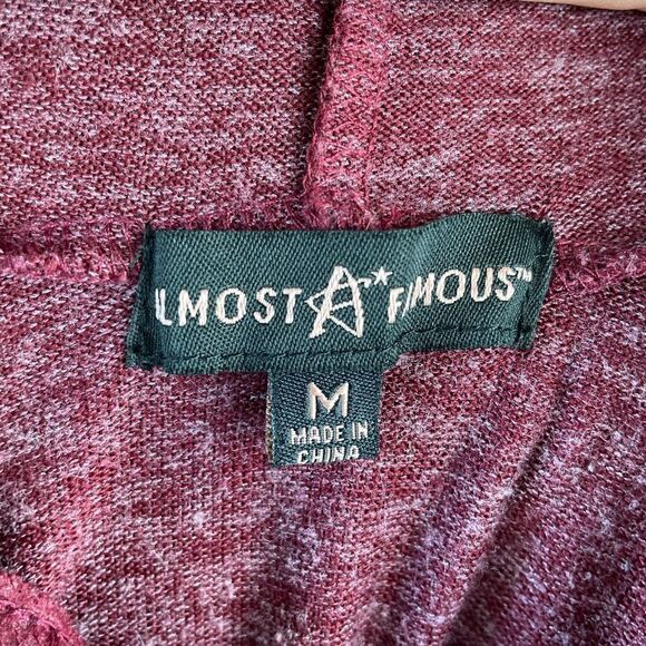 Almost Famous Hoodie Top Size M EUC - Picture 7 of 8